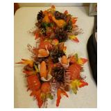 Fall Decor Candle Rings, Sunflower Seat Covers, Arrangement Foam, Hand Painted Light Up Gourd Ghost, and Welcome Fall Sign