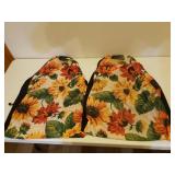 Fall Decor Candle Rings, Sunflower Seat Covers, Arrangement Foam, Hand Painted Light Up Gourd Ghost, and Welcome Fall Sign