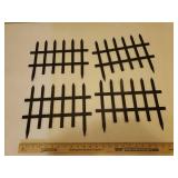 Plush Jack-O-Lantern Pumpkin Treat Bag, NIP Roll of Orange Deco Mesh Ribbon, and Metal Pumpkin Pillar Candle Lantern, Monster Jar Light, Wood Ghost/Pumpkin Train, and Stake Fence Panels