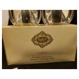 Shannon by Godinger - 24% Lead Crystal - Pumpkin Collection - Salt/Pepper Set & Covered Box - in Original Boxes