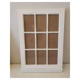 2 Framed Cork Boards, Multi Photo Frame, and 2 NIP 8x10 Photo Frames, and Two 5x7 Photo Frames