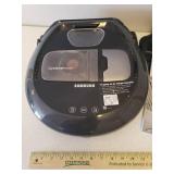 Samsung PowerBot CycloneForce Rechargeable Floor Vacuum System - Connects to Wifi - includes Charger/Docking Station, Power Cord, Remote, and Manual - Powers On