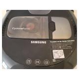 Samsung PowerBot CycloneForce Rechargeable Floor Vacuum System - Connects to Wifi - includes Charger/Docking Station, Power Cord, Remote, and Manual - Powers On