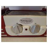 Nostalgia Electrics Hot Dog Roller/Cooker with Bun Warmer/Holder Top - Works/Heats - 14.75in W x 8in D x 14in T