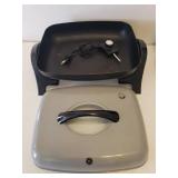 Electric Press Sandwich Maker, 2 Dieters Cookbooks, and GE Electric Skillet