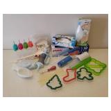 Kitchen Food Storage & Trash Bags, Piping Tips, Cookie Cutters, Kitchen Tools, Infuser, and Popsicle Tray