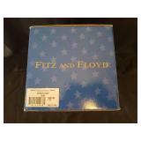 Vintage 2002 FITZ & FLOYD Patriotic Piggy Bank in Original Box - Americana Flag Design, Donations of Sales went toward 9/11 Children