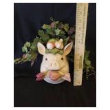 Vintage FITZ & FLOYD French Market Pig - Wall Pocket – EUC, and Taste Setter Ceramic Pig Tray Made in Italy