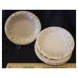 Vintage Williams-Sonoma "Tuscan Olives" Pattern Salad Service Set - Large Serving Bowl & 4 Individual Salad Bowls - Made in Italy