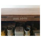 Antique Zenith Long Distance Electric Tube Radio - Model # 6-B-321 - Round Dial - Bakelite Knobs - Bent Wood Case - Sold by Swan Radio Service - 18in W x 9in D x 11.5in T - Powers on with Sound!