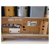 Antique Zenith Long Distance Electric Tube Radio - Model # 6-B-321 - Round Dial - Bakelite Knobs - Bent Wood Case - Sold by Swan Radio Service - 18in W x 9in D x 11.5in T - Powers on with Sound!