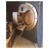 Antique Zenith Long Distance Electric Tube Radio - Model # 6-B-321 - Round Dial - Bakelite Knobs - Bent Wood Case - Sold by Swan Radio Service - 18in W x 9in D x 11.5in T - Powers on with Sound!