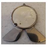 Antique Coca-Cola Double Blade Watch Fob Pocket Knife - Mother of Pearl Case - 1.5in W Closed - Rare