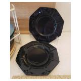 Vintage KYS-ITE Tray, Cabinet Corner Rack, Vintage Sheffield "Granada" Dinner Plates, FUJISTONE Margarita Plate, and other Vintage Dinnerware Plates