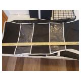 Wire Rack, Fold-Up Canvas Hard Side Storage Cubes, and 2 Canvas Under Bed Zippered Storage Cases