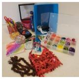 Art/Jewelry Making Supplies, Tins, Light Up Frame, Glow Bracelets, and Tote