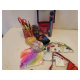 Art/Jewelry Making Supplies, Tins, Light Up Frame, Glow Bracelets, and Tote