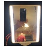 iHome Reflect - Adjustable Vanity Mirror with Bluetooth Audio & LED Lighting - Model #ICVBT2 - with Cords - Powers On