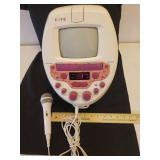ICarly CD/CD + G Karaoke Machine with Digital Video Camera & 5in B/W Monitor - Includes Microphone, Power Cord, and Hanna Montana CD - by NPower, Model #NKS1306-IC - Works
