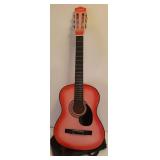 Crescent 6 String Guitar in Zipper Case with Pick, Extra String, and Pitch Pipe - Includes Alfred