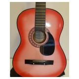 Crescent 6 String Guitar in Zipper Case with Pick, Extra String, and Pitch Pipe - Includes Alfred