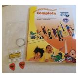 Crescent 6 String Guitar in Zipper Case with Pick, Extra String, and Pitch Pipe - Includes Alfred