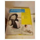 Sennheiser Wireless Sound System in Box, Vir Vue II Virtual Reality Viewer, and Gaming Control & VHS Videos