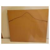 Artist Signed & Numbered Wildlife Print of Racoons at the River - by R. Carver - #58/950 - Custom Framed & Double Matted 26.25in W  x 22.5in T