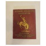 Vintage Geological Books from Wyoming, Colorado, and Central Oklahoma - Large Vintage Oklahoma Seismograph Highs Map