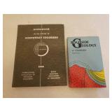 Vintage Geological Books from Wyoming, Colorado, and Central Oklahoma - Large Vintage Oklahoma Seismograph Highs Map