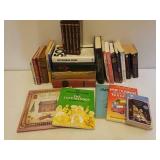 Vintage Novels, Humor Paper Back Books, Old Dictionaries, and Faith Based Reading