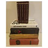 Vintage Novels, Humor Paper Back Books, Old Dictionaries, and Faith Based Reading