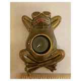 Local Artist Custom Folk Art Terra Cotta Sculpture Planters that fit together & form Urn Art Piece 9.75in T, Glazed Terra Cotta Rattle & Anthropomorphic Trinket Dish, Hand Painted Pottery Dresser Tray