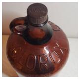 Antique Dark Amber Glass Handled Jugs - 1 is 1/2 Gallon 1940