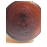 Antique Dark Amber Glass Handled Jugs - 1 is 1/2 Gallon 1940