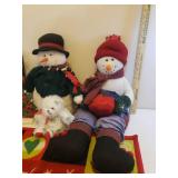 Plush Holiday Snowmen, Christmas Decor, Yard/Garden Flags, Stockings, and Welcome Mat