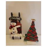Plush Holiday Snowmen, Christmas Decor, Yard/Garden Flags, Stockings, and Welcome Mat