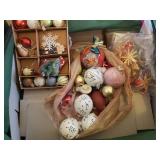 Large Collection of Glass & Resin Ornaments & Christmas Decor - With Zippered Canvas Storage Case