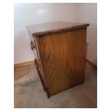 Wood 2 Drawer Night Stand - 22.5in W x 16in D x 22in T - Matches Lot