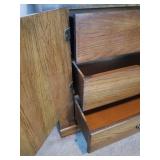 Large Carved Wood 6 Drawer Dresser with Detachable Mirror Section - Matches Lots #1178 & 1179 - 65.5in W x 18in D x 80in T with Mirror