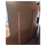 Large Carved Wood 6 Drawer Dresser with Detachable Mirror Section - Matches Lots #1178 & 1179 - 65.5in W x 18in D x 80in T with Mirror