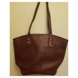 Liz Claiborne Satchel Purse, Silk Scarf, Ralph Lauren Reader Glasses, and Rose Lens Sunglasses