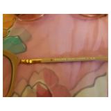 Liz Claiborne Satchel Purse, Silk Scarf, Ralph Lauren Reader Glasses, and Rose Lens Sunglasses