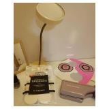 Hand Mirrors, Makeup Mirror, NIP Sponges, Nail Polish, and Hair Flat Iron