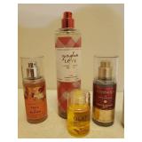 Bath & Body Works Fragrance Mists, Modern Muse by Estee Lauder Perfume, Olaplex No. 7 Bonding Oil & No. 9 Hair Serum