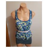 Vintage Female Mannequin on Adjustable Metal Stand Base - 16in W x 12in D & 59in T at Lowest