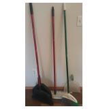Brooms, Dust Pans, and Dust Mop
