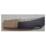 Boeing Lock Blade Pocket Knife with Wood Handle - Stamped British Hong Kong - 5.5in L Open, and Dale Earnhardt Jr. Bud Car NASCAR Pin by Wincraft