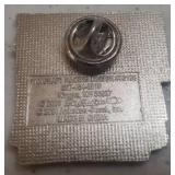 Boeing Lock Blade Pocket Knife with Wood Handle - Stamped British Hong Kong - 5.5in L Open, and Dale Earnhardt Jr. Bud Car NASCAR Pin by Wincraft