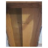 Large Wood Farmhouse Style Coffee Table - 55.5in L x 22.5in D x 18.5in T - in Basement - Bring Help!